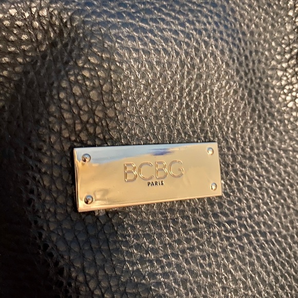 Black Leather BCBG Tote - Picture 4 of 4